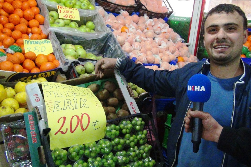1 kilogram yeşil eriğin fiyatı, çeyrek altından pahalı 1 kilogram yeşil eriğin fiyatı, çeyrek altından pahalı